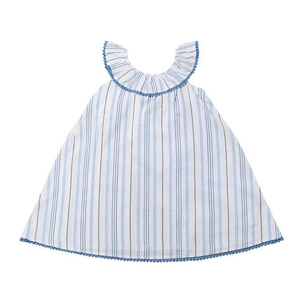 Blue Stripe Josephine Dress