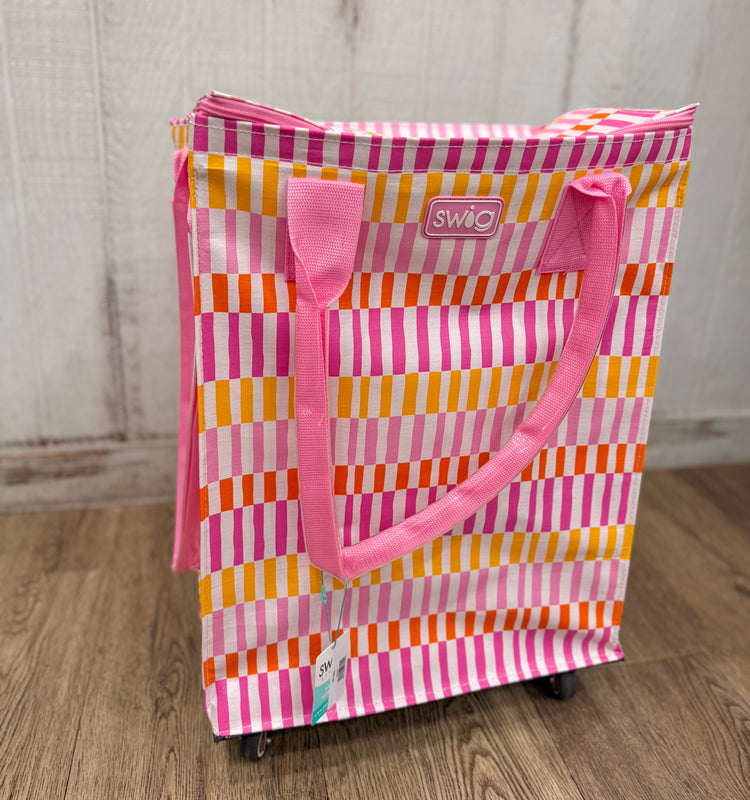 Sherbet Stripe Mega Tote Bag
