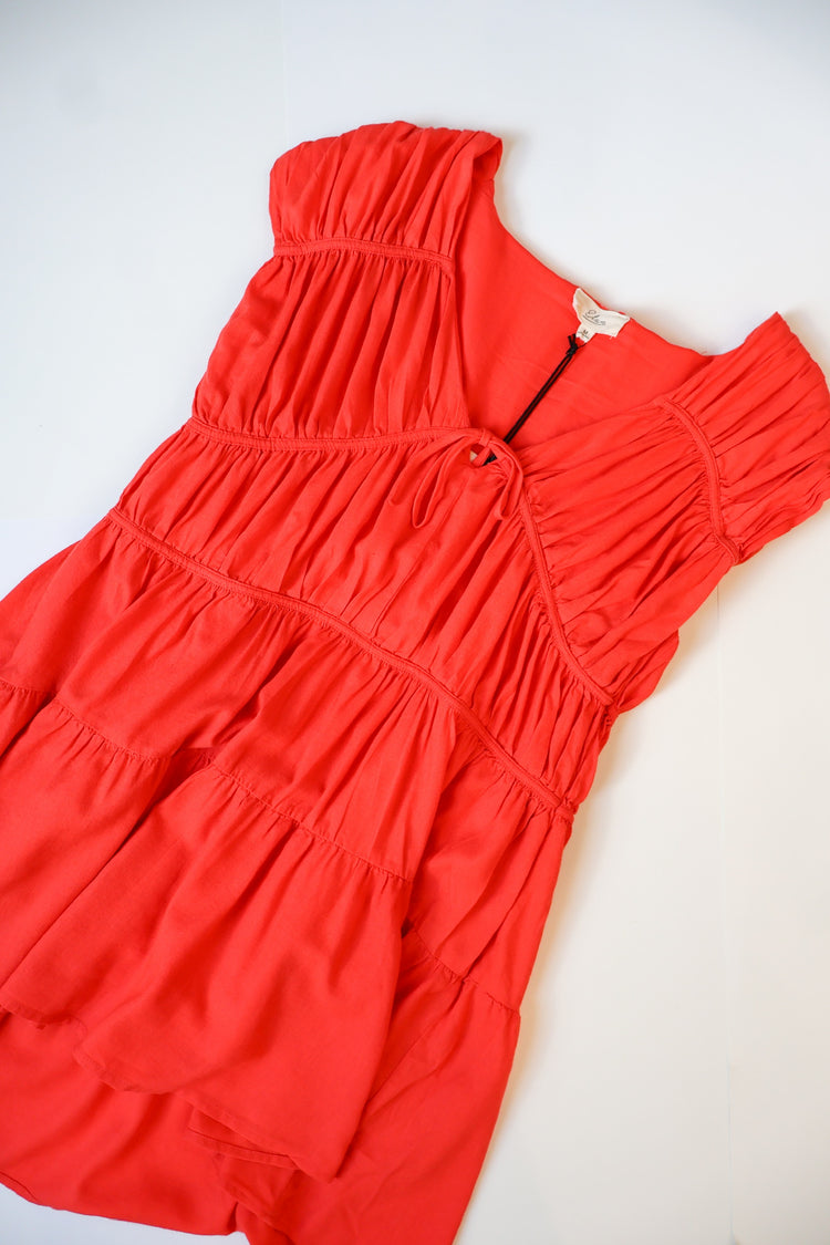 Fallin' For You Tiered Mini Dress
