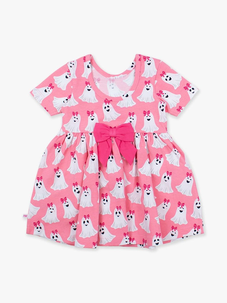 Ghostie Knit SS Twirl Dress