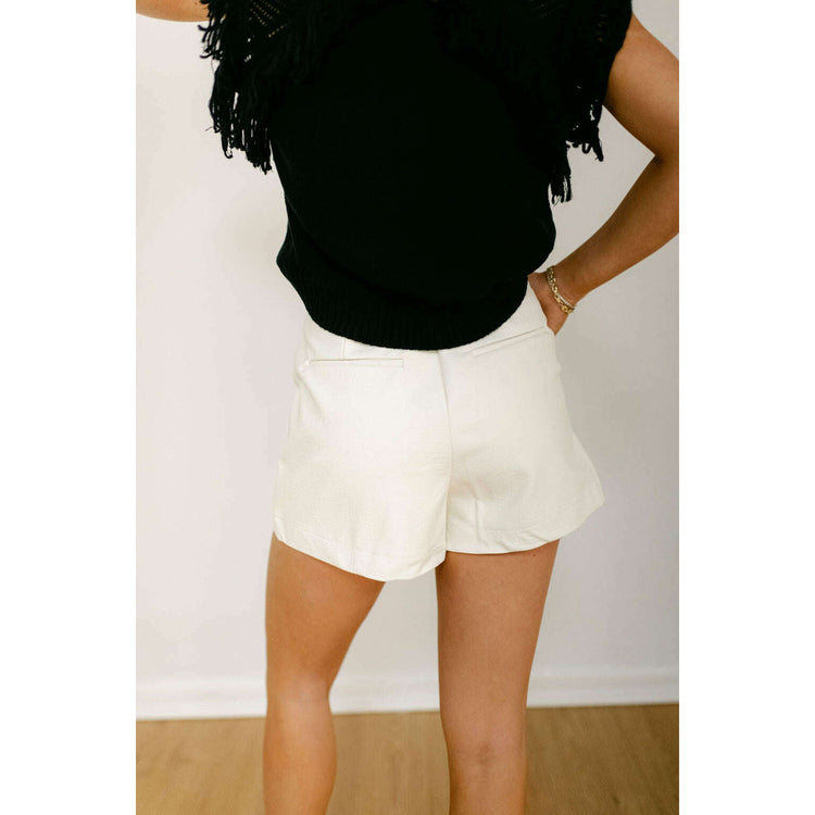 White Croc Modern Tailor Short
