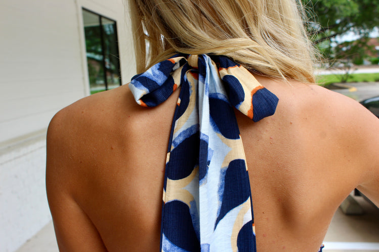 Boardwalk Babe Halter Jumpsuit