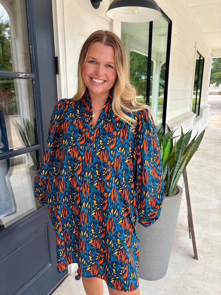 Amelia Midnight Garden Dress
