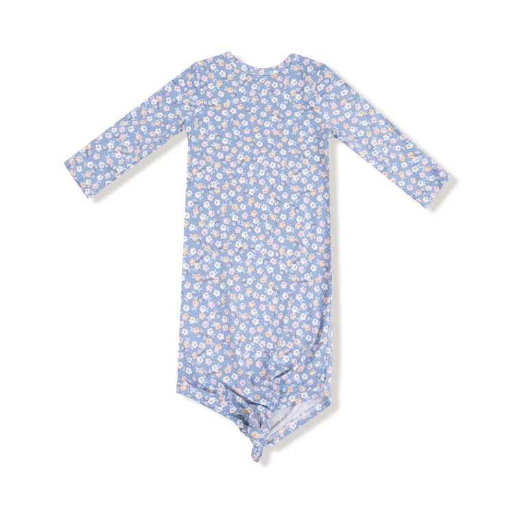 Country Calico Knotted Gown