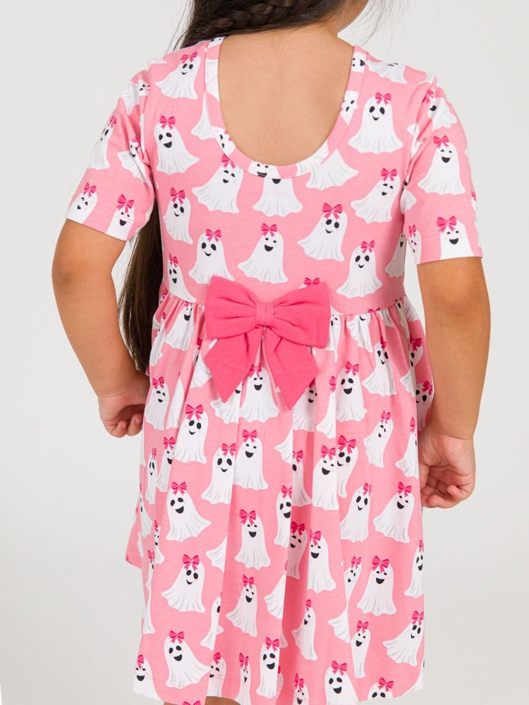 Ghostie Knit SS Twirl Dress