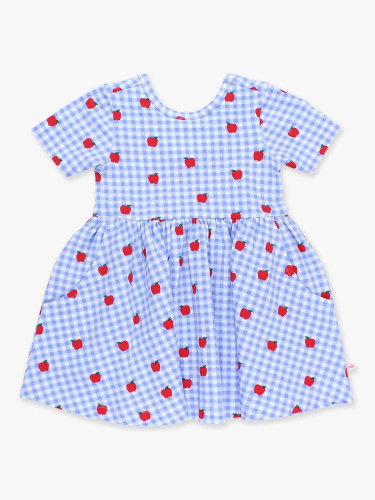 Apple Orchard Gingham S/S Twirl Dress