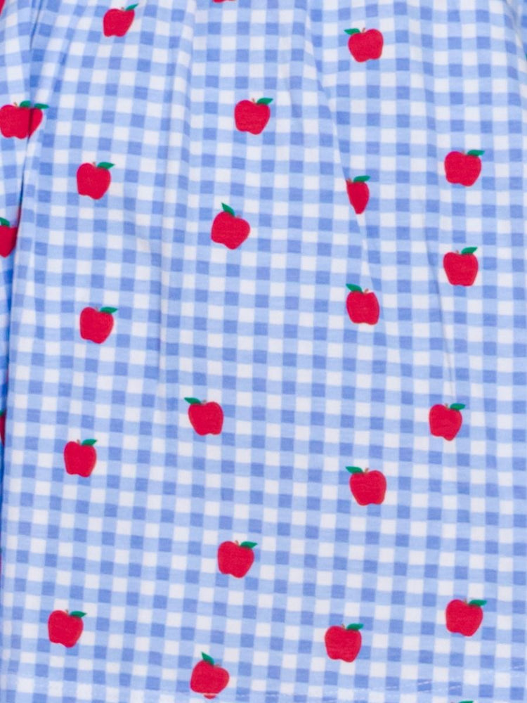 Apple Orchard Gingham S/S Twirl Dress
