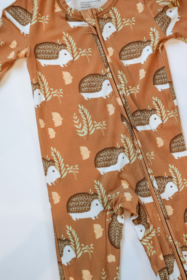 Hedgehog Luxe Stretch Zipper Footie