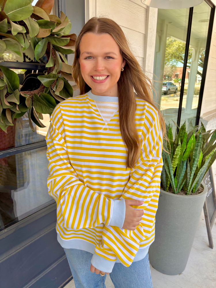 Classic Striped Crew