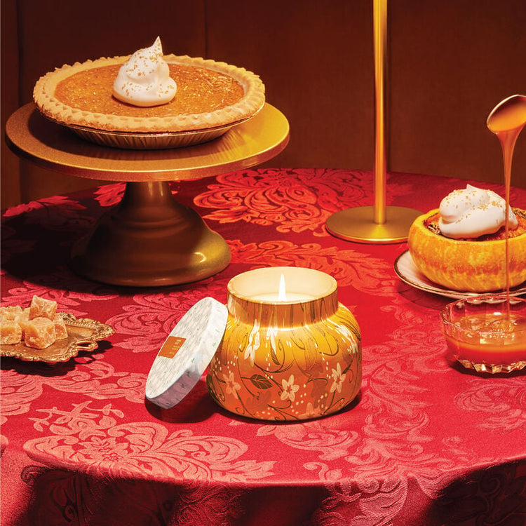 Pumpkin Dulce 19 oz. Holiday Pattern Play Candle