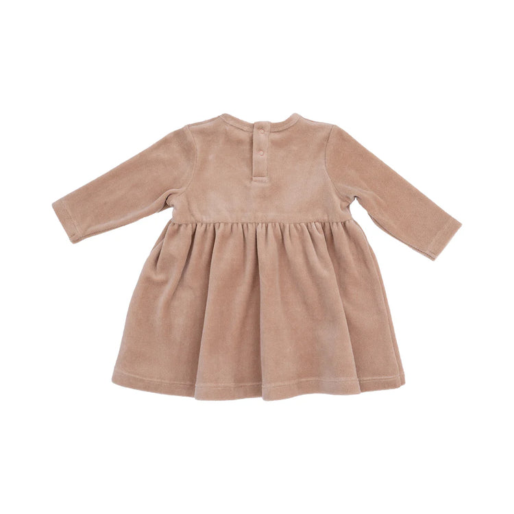 Velour Teddy Bear LS Dress & Legging