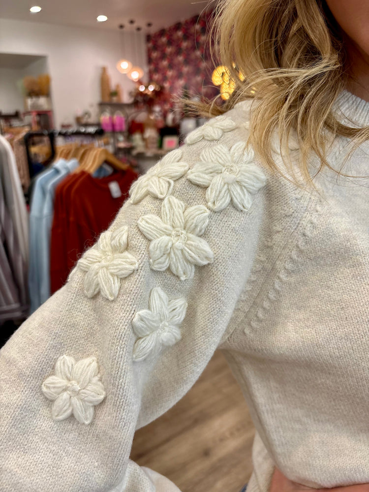 For The Love Of Flowers Sweater