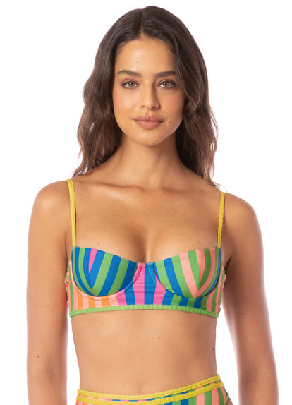 Striped Mule Violeta Top
