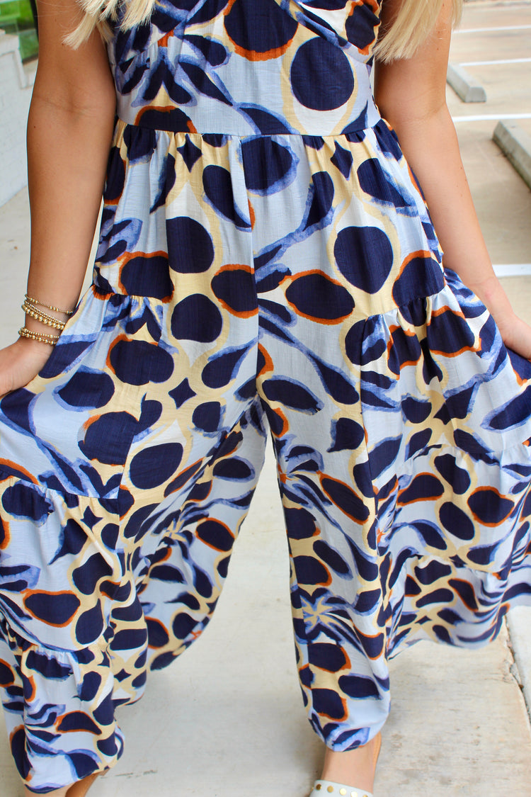 Boardwalk Babe Halter Jumpsuit