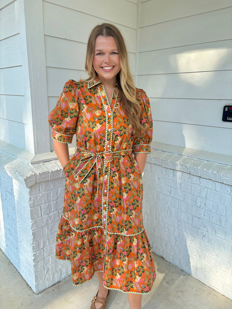 Bohemian Dreams Floral Midi Dress