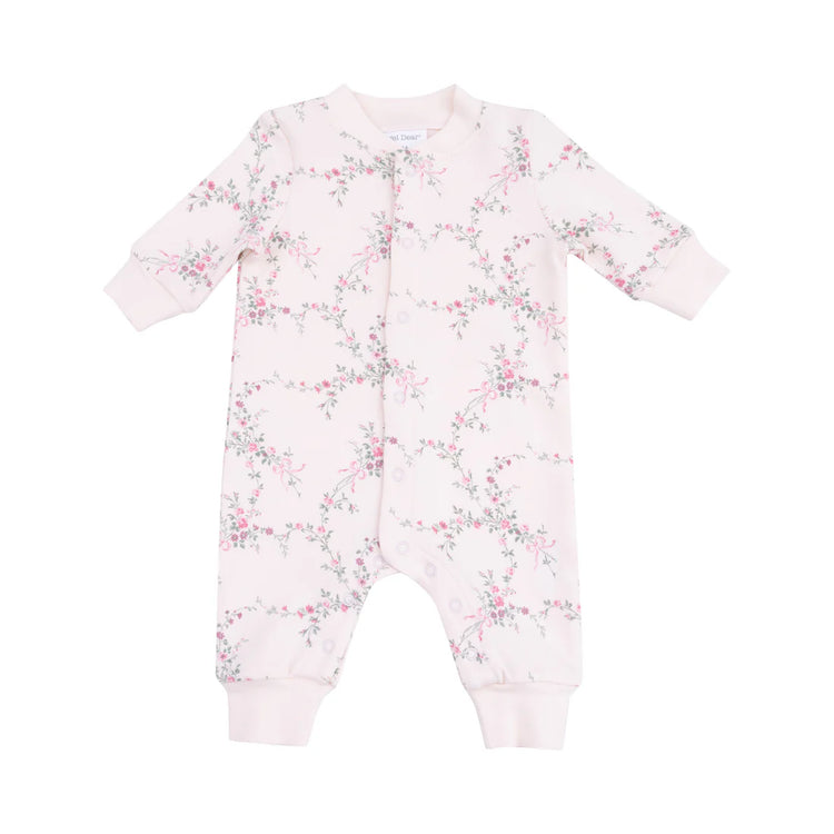 Antoinette Floral Romper w/ Collar