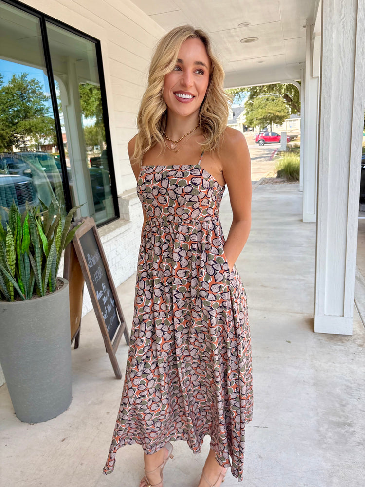 Autumn Pebble Maxi Dress