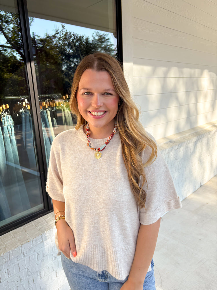 Catrina Short Sleeve Sweater