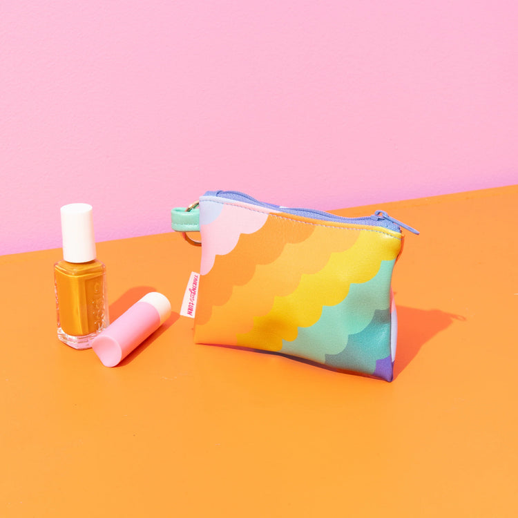 Rising Scallop Penny Key Ring