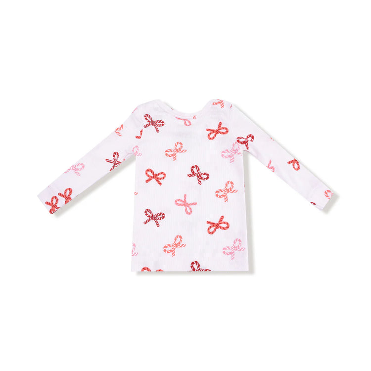 Candy Cane Bows Loungewear Set