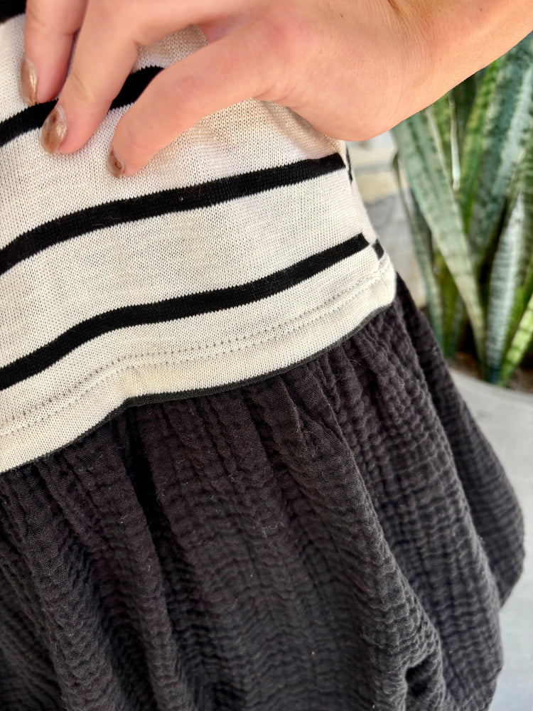 Striped Crush Mini Bubble Dress