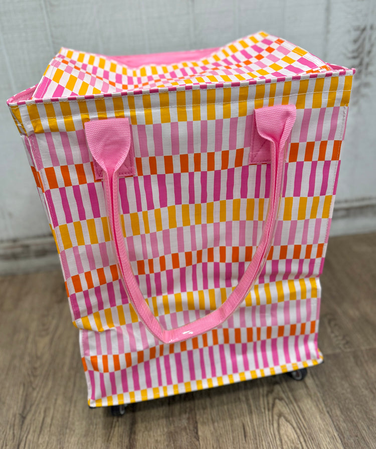 Sherbet Stripe Mega Tote Bag