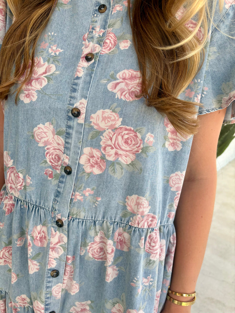 Floral Daydream Shirt Dress
