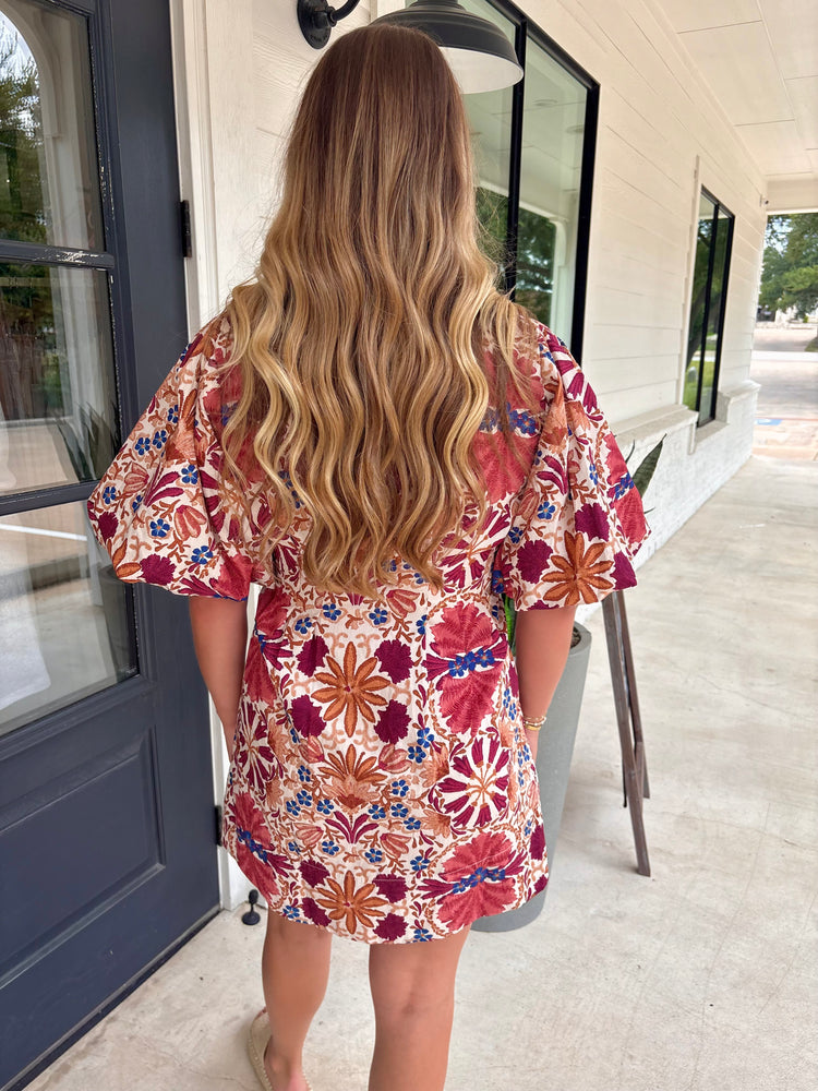 Balcony Brunch Floral Dress