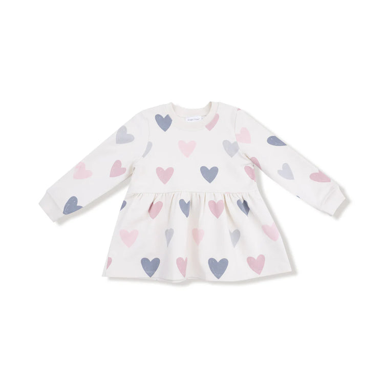 Hearts Drop Waist Dress