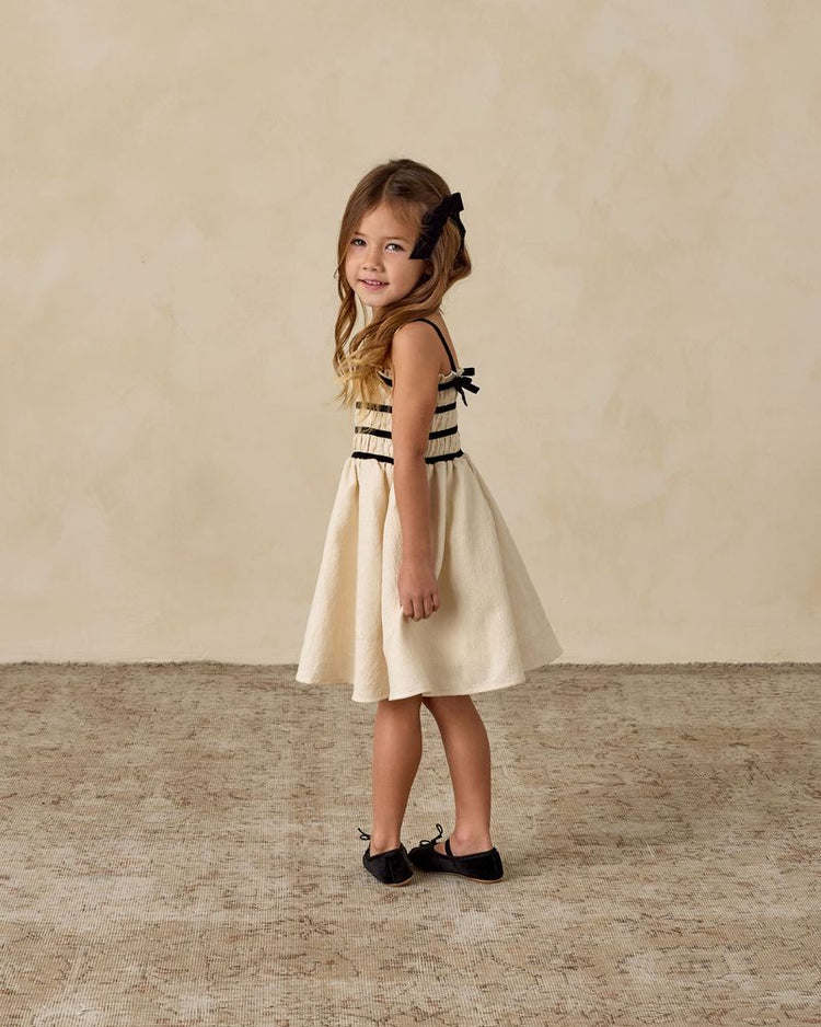 Metallic Ivory Annabelle Dress