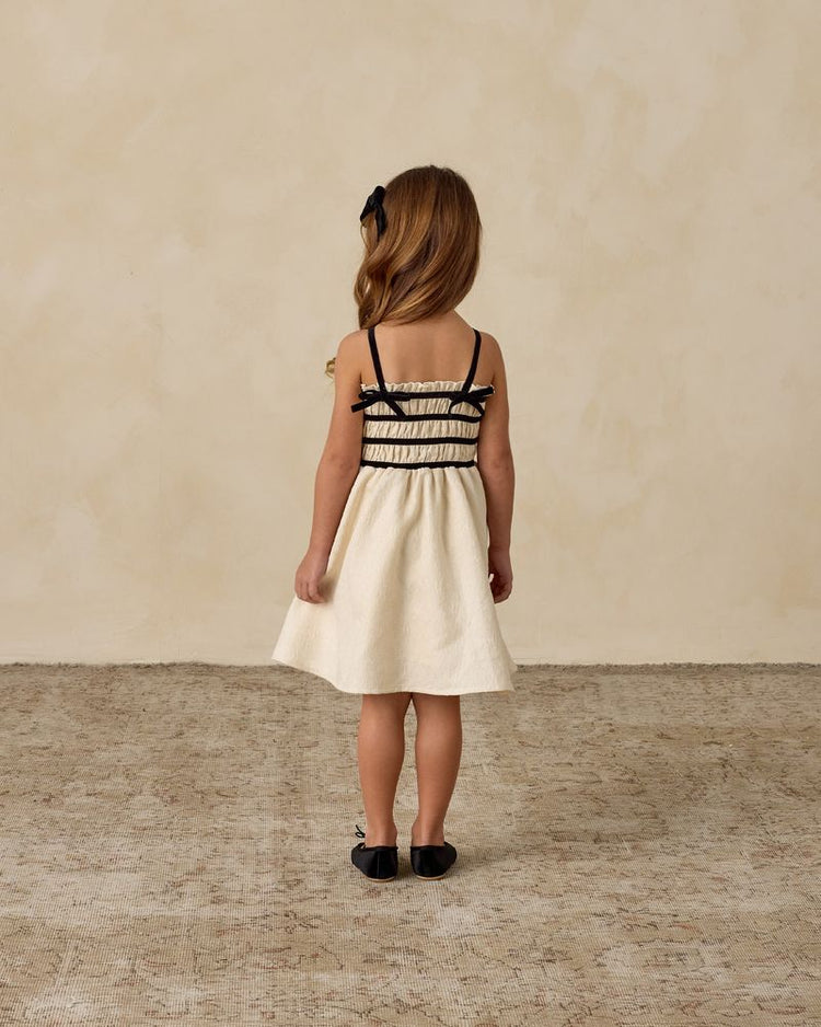 Metallic Ivory Annabelle Dress