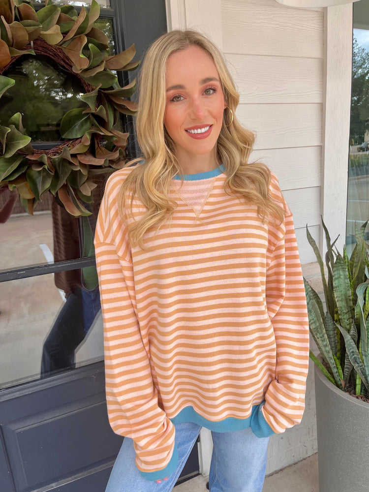 Classic Striped Crew