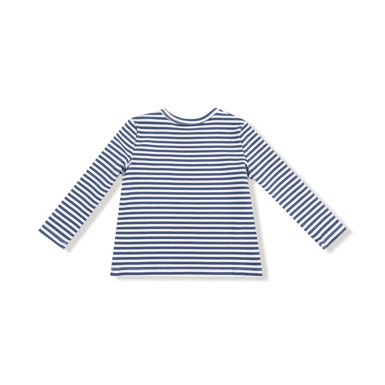 Stripes w/Football Long Sleeve Shirt
