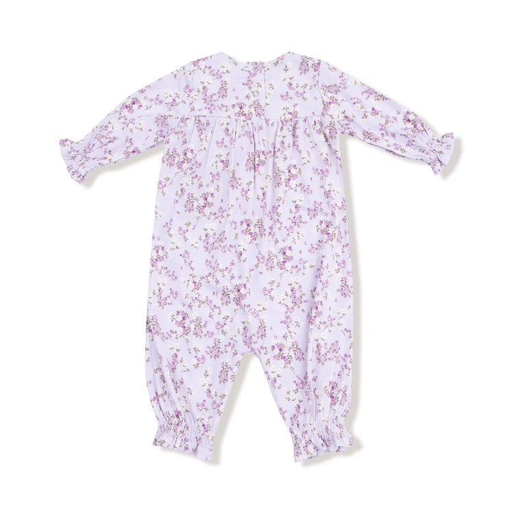 Sweet Dream Florals Smocked LS Romper