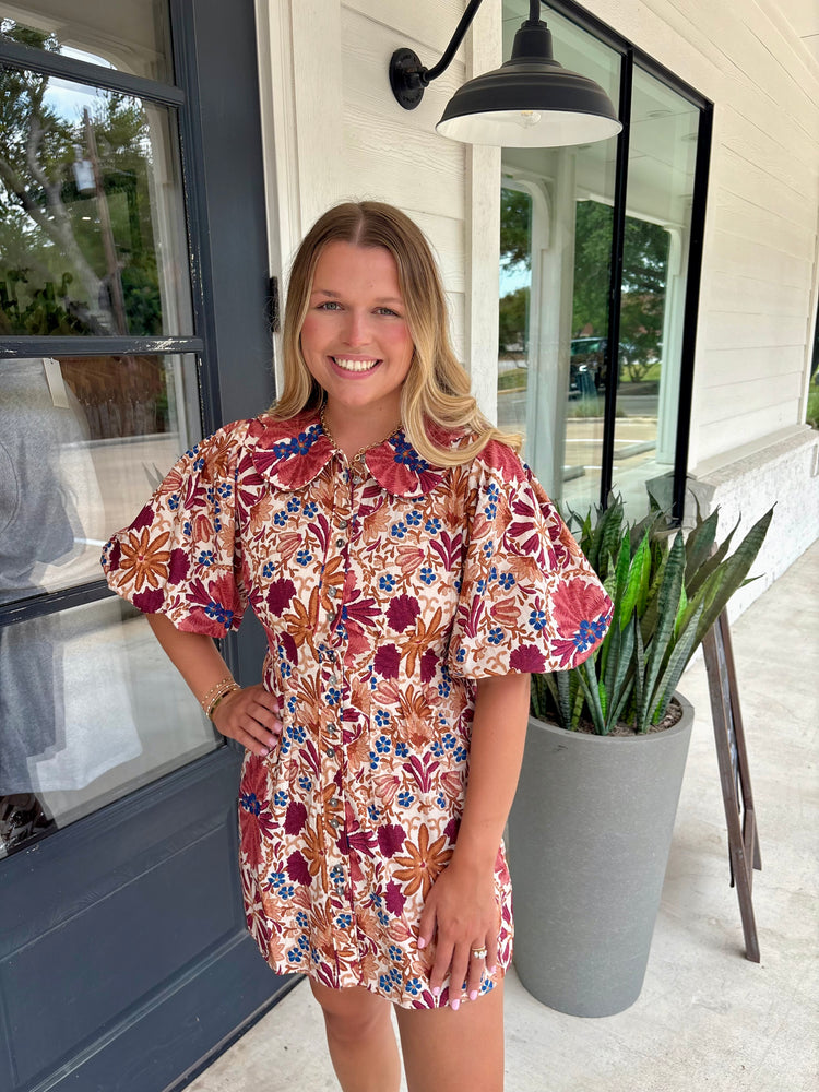 Balcony Brunch Floral Dress