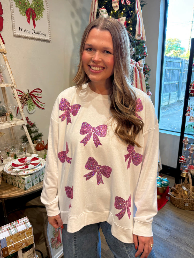 Bow Sparkle Sweatshirt