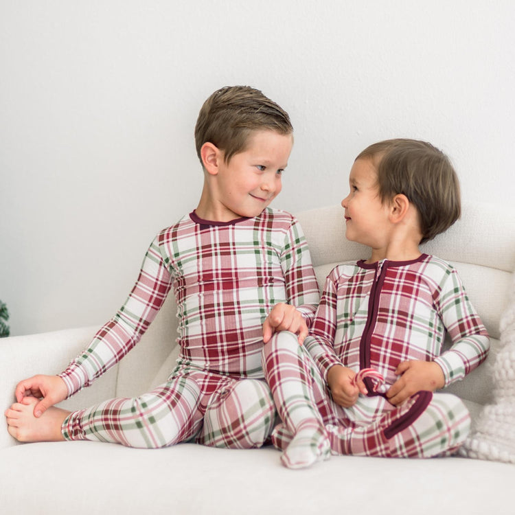 Fireside Plaid LS PJ Set