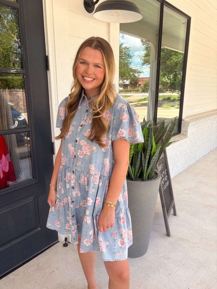Floral Daydream Shirt Dress