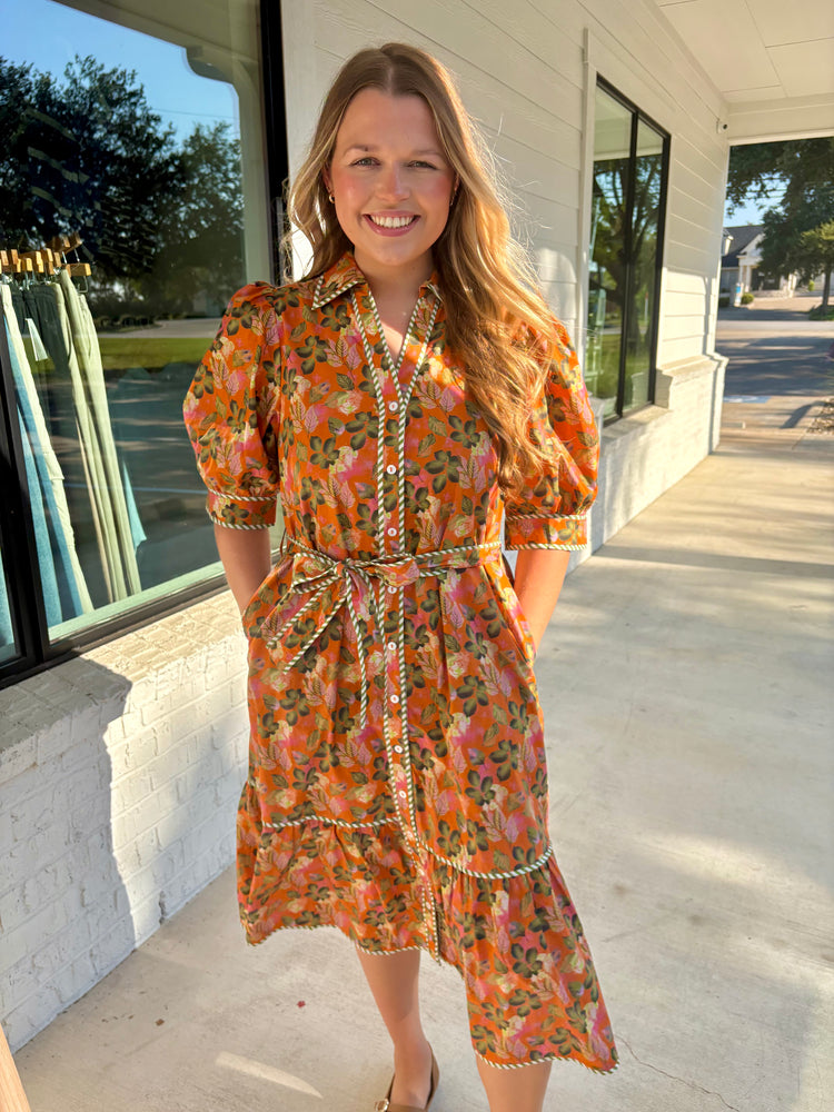 Bohemian Dreams Floral Midi Dress