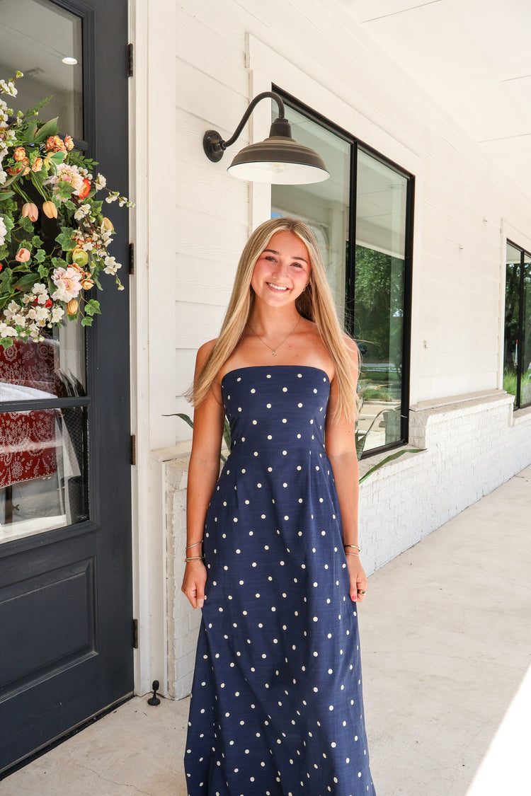 Polka Dot Perfection Maxi Dress