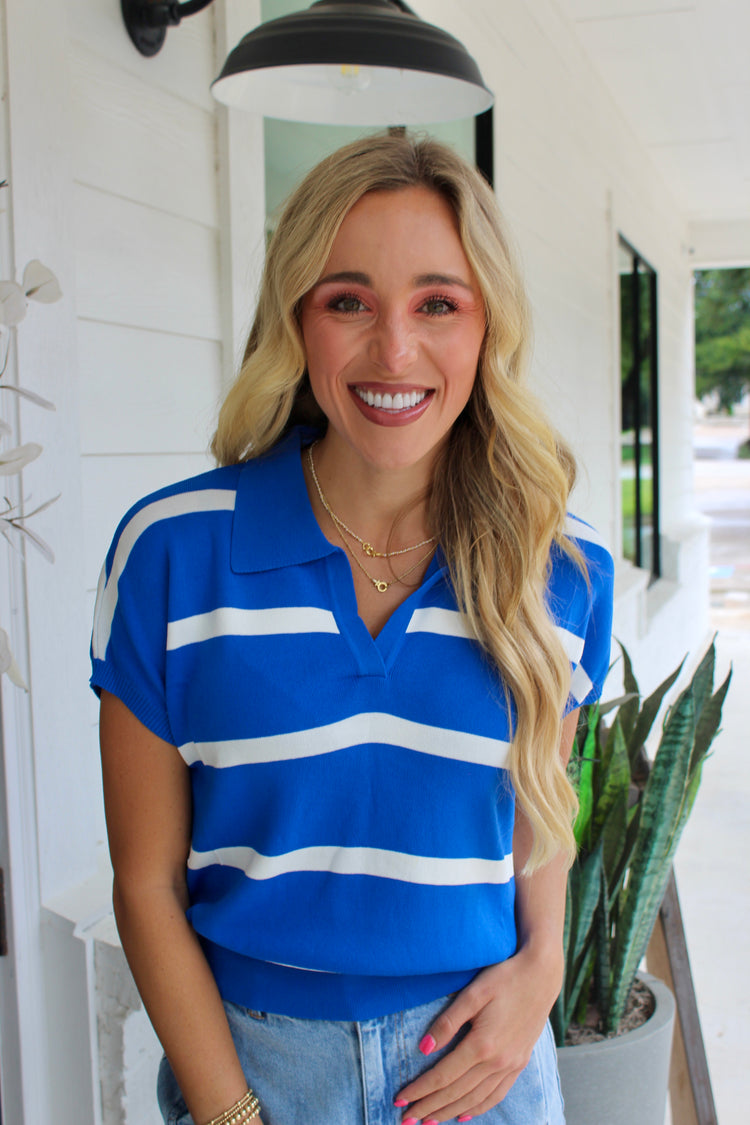 Best Bet Striped Top