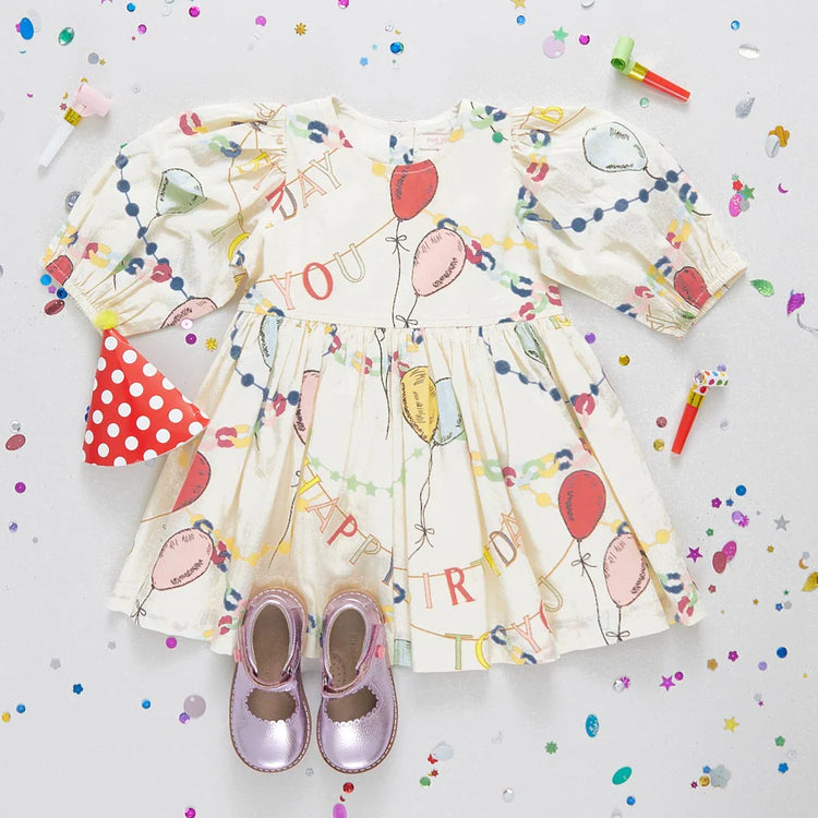 Girls Brooke Dress-Birthday Garland