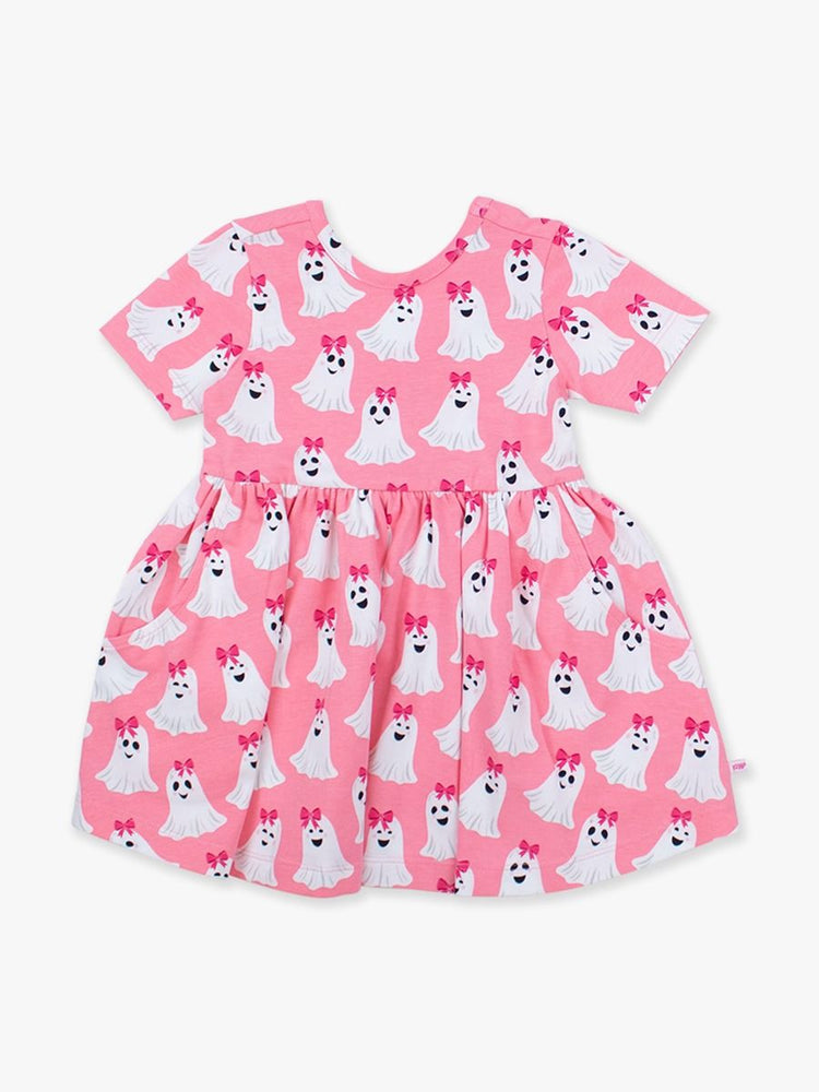 Ghostie Knit SS Twirl Dress