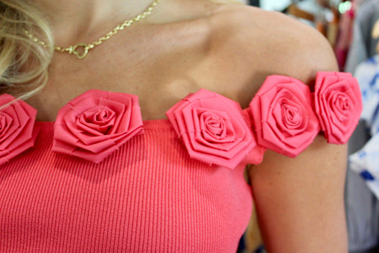Kamila Floral Off-The-Shoulder Top