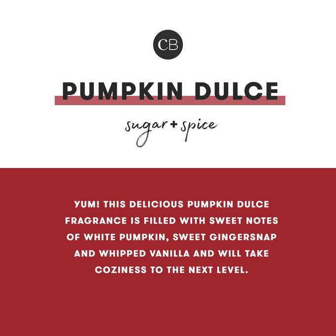 Pumpkin Dulce 8 oz. Holiday Pattern Play Candle