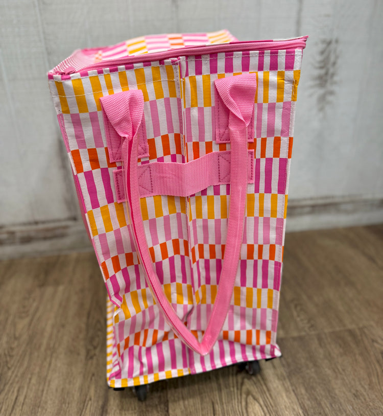 Sherbet Stripe Mega Tote Bag