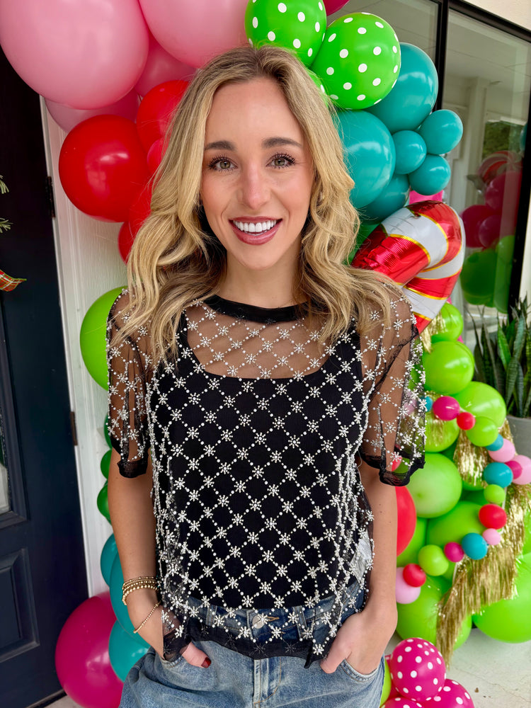 Loir Embellished Knit Top