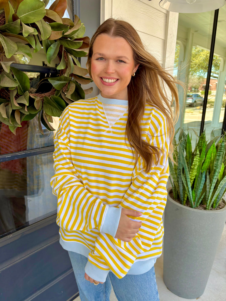 Classic Striped Crew