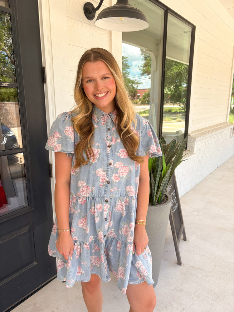 Floral Daydream Shirt Dress