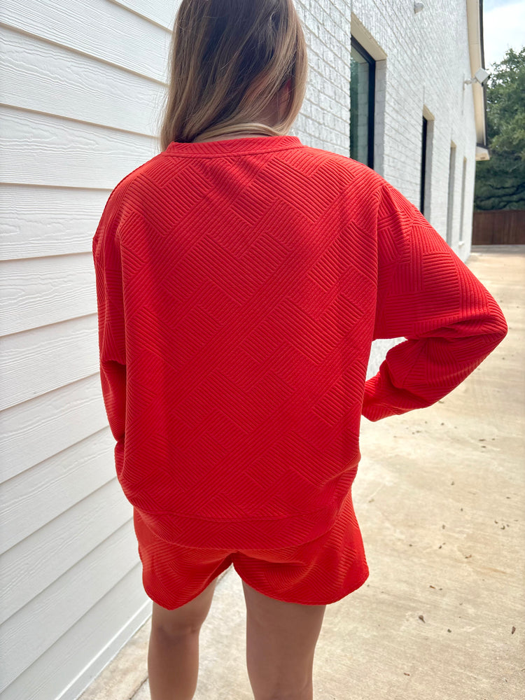 Sign Me Up Textured Top